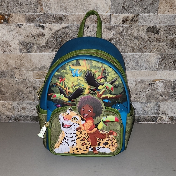 Loungefly Handbags - Loungefly Disney  Encanto Colorful Jungle Themed Backpack Brand New